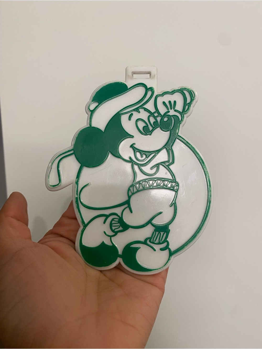 Vintage Walt Disney World Golf Bag Mickey Mouse Luggage Tag